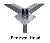 Example photo of under-structure pedestal