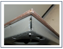 Access Flooring Systems - Corner of False Floor Panel