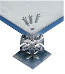 Raised Computer Floors Under-Structure - Stringerless Corner Lock