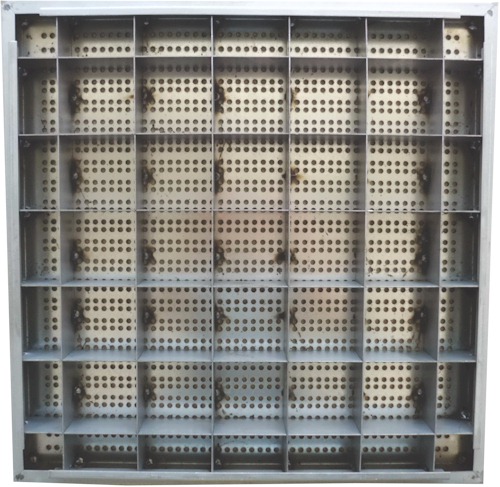 Wood Core Raised Access Flooring - Airflow Panel Views - Bottom