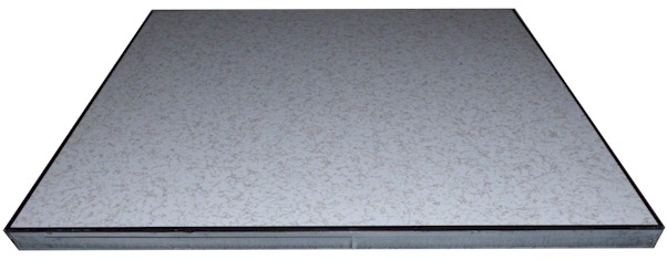 Wood Core Raised Access Flooring - Solid Panel Views - Bottom Side