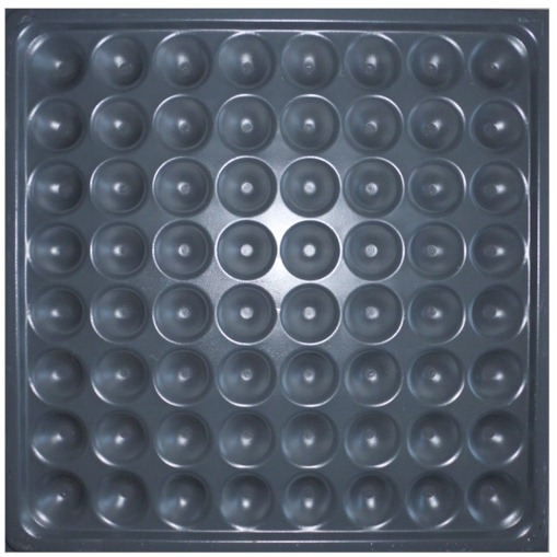 Concrete Raised Floor Tile View  - Top