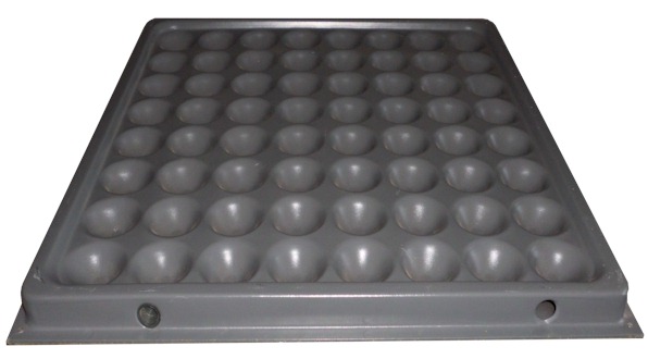 Concrete Raised Floor Tile View - Side
