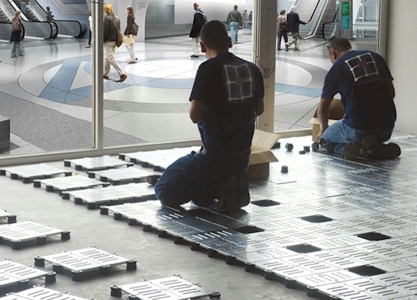 Computer Floor Installation