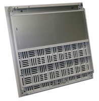 Raised Access Floor Universal High Output Air Grate - Damper