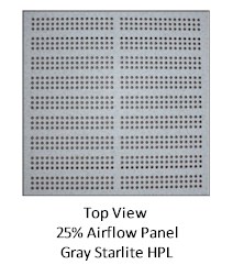 Concrete Raised Floor Systems - Standard Air Flow Panel - Top