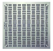 Perforated Floor Tiles - Universal High Output Air Grate - 55% and 66% Air Flow
